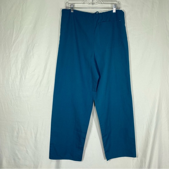 Aramark Uniform Unisex Teal Drawstring Scrubs Pants -XS - Picture 3 of 6